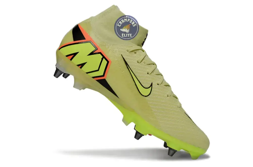 Air Zoom Mercurial Superfly 10 SG Max Voltage - Vert/Jaune Fluo/Orange - Image 3