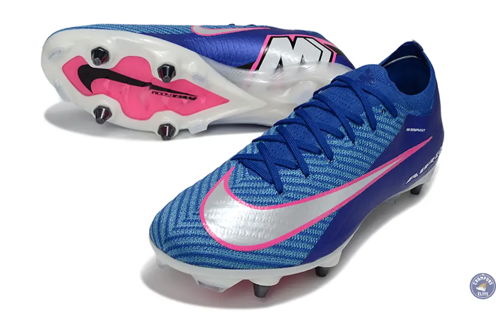 Nike Mercurial Vapor 16 SG Attack Pack - Bleu/Argent/Rose - Image 2