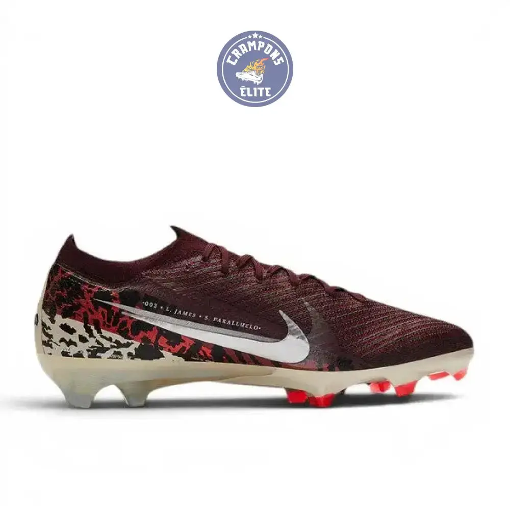 Nike Mercurial Vapor 16 Elite FG United - Bordeaux/Argenté/Universal Red/Gris - Image 3