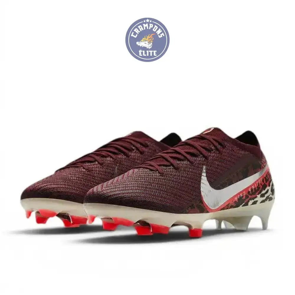 Nike Mercurial Vapor 16 Elite FG United - Bordeaux/Argenté/Universal Red/Gris - Image 4
