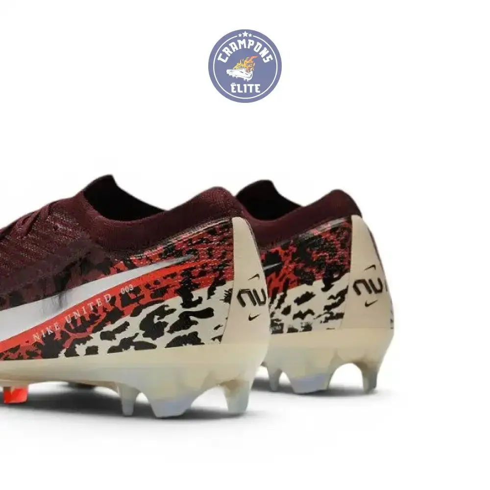 Nike Mercurial Vapor 16 Elite FG United - Bordeaux/Argenté/Universal Red/Gris - Image 6
