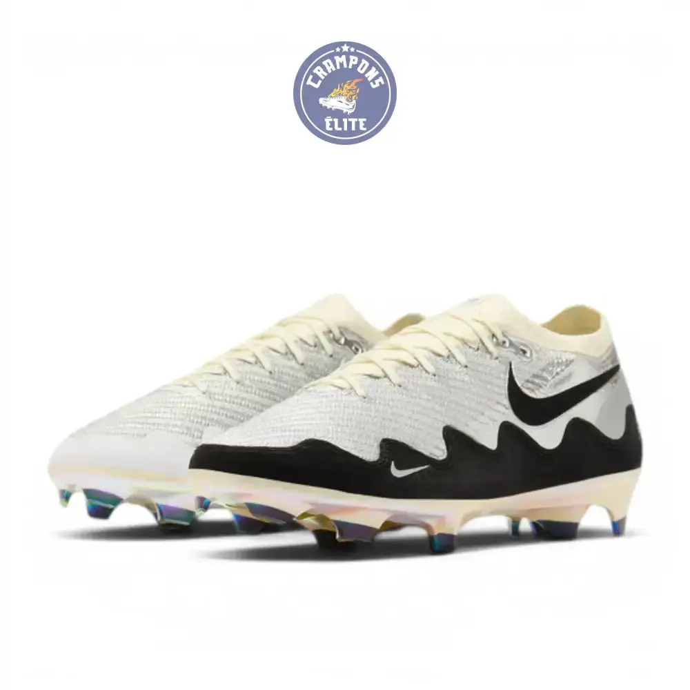 Nike Mercurial Vapor 16 Elite FG x Patta - Chrome/Noir/Blanc ÉDITION LIMITÉE - Image 4
