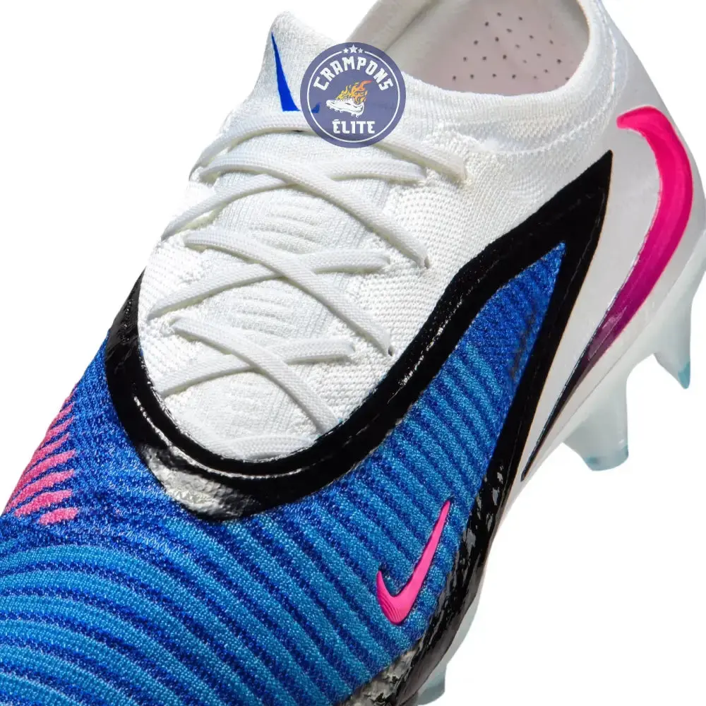 Nike Phantom 6 Elite Low Cut FG Attack Pack - Bleu/Blanc/Noir/Rose - Image 6