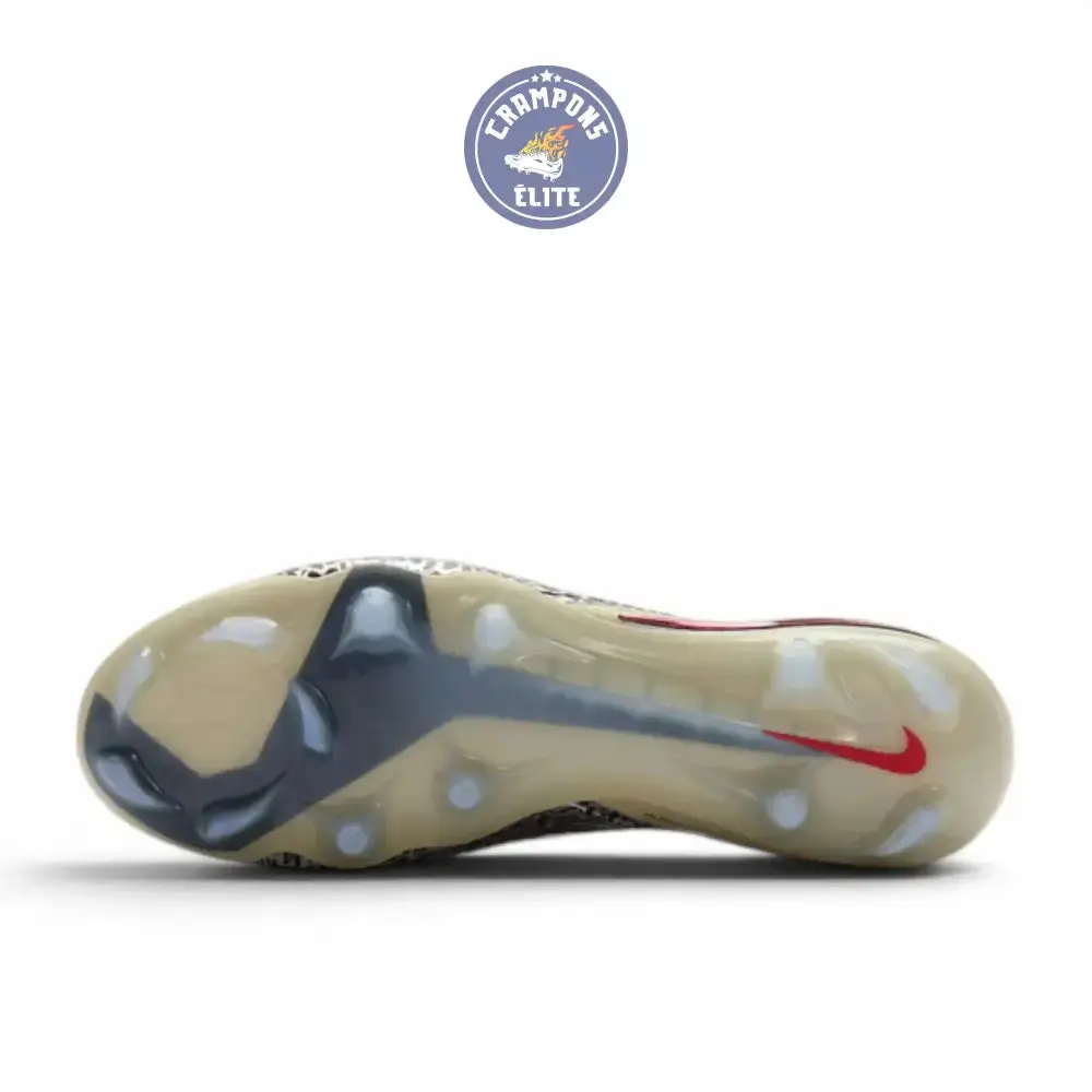 Nike Phantom 6 Elite Low Cut FG United - Bordeaux/Universal Red/Gris - Image 5