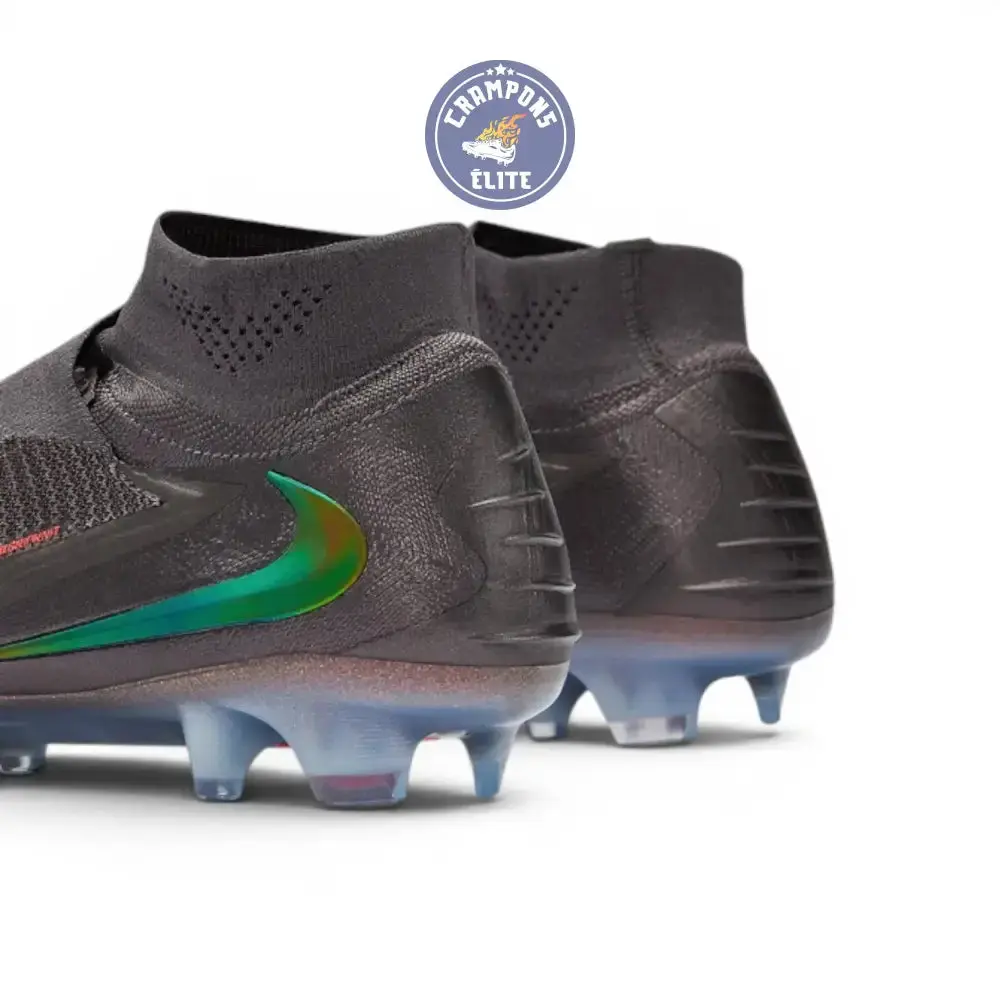 Nike Phantom 6 High Elite FG Heat-Up - Cendre Moy/Or Ambré/Noir - Image 6