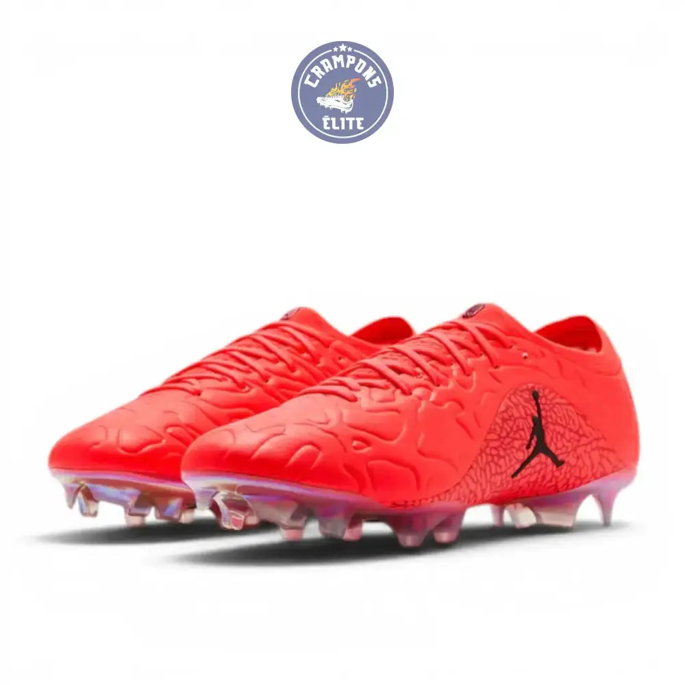 Nike Tiempo Maestro Elite FG Jordan x Infra-Red - Rouge/Noir ÉDITION LIMITÉE - Image 4