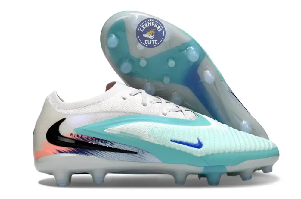 PHANTOM 6 ELITE AG LOW CUT UNITED PACK 002 AG -BLANC/TURQUOISE/VIOLET - Image 2