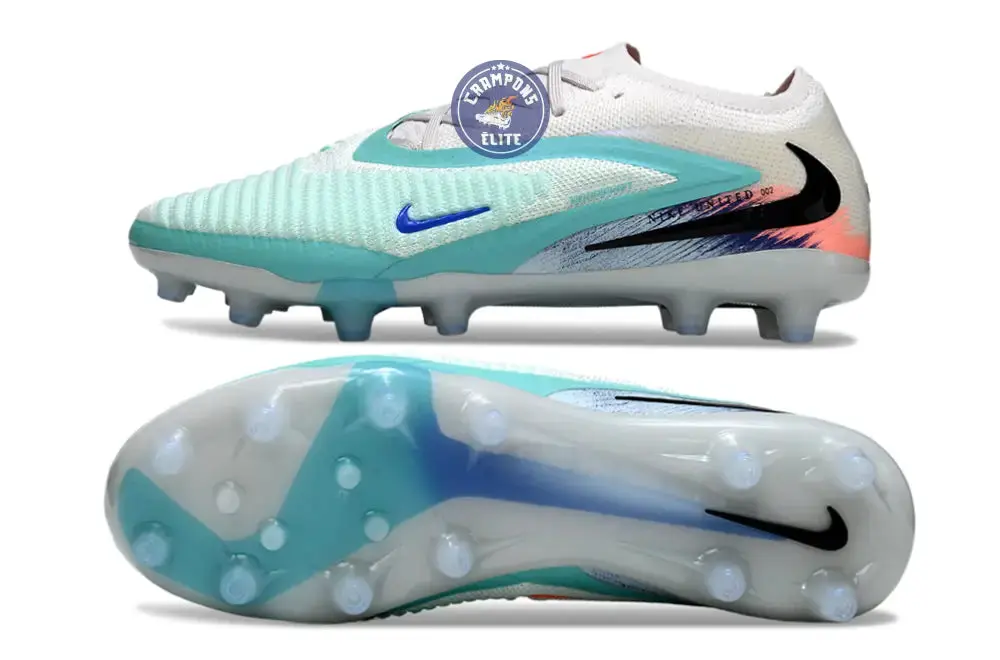 PHANTOM 6 ELITE AG LOW CUT UNITED PACK 002 AG -BLANC/TURQUOISE/VIOLET - Image 3
