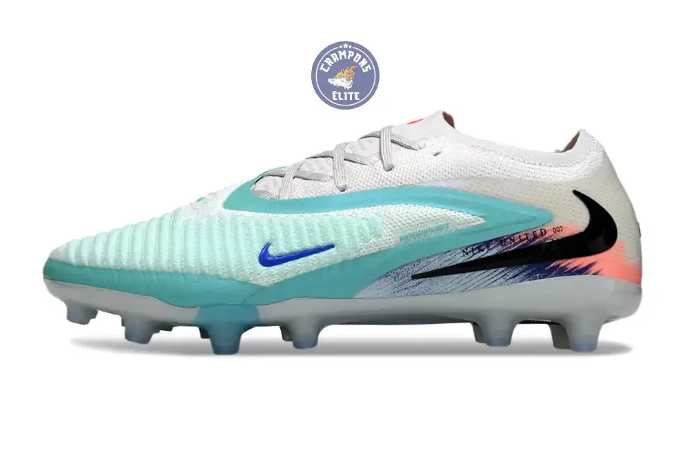 PHANTOM 6 ELITE AG LOW CUT UNITED PACK 002 AG -BLANC/TURQUOISE/VIOLET - Image 4