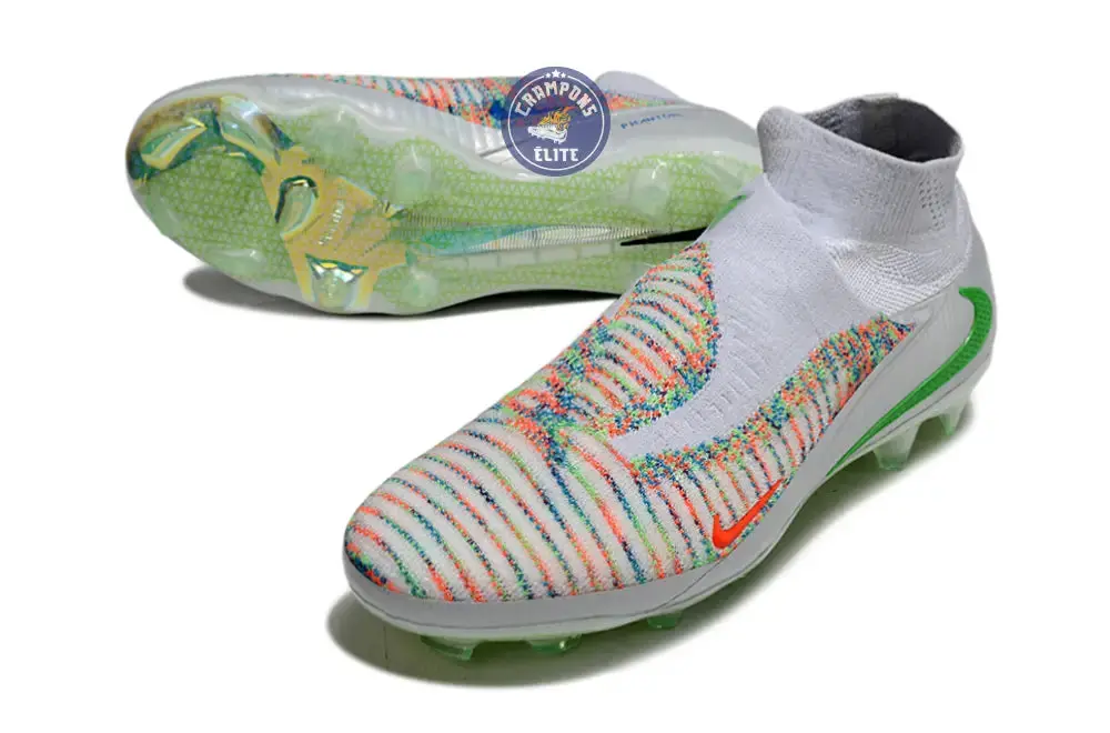 PHANTOM 6 ELITE HIGH CUT FG x EA SPORTS - Gris/Vert/Multicouleur