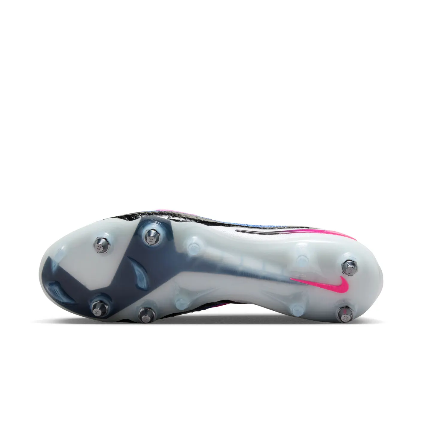 Nike Phantom 6 Elite Low Cut SG Attack Pack - Bleu/Blanc/Noir/Rose - Image 4