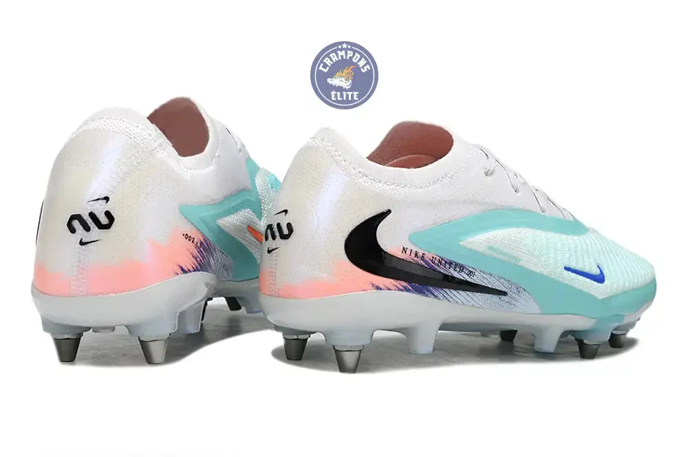 Nike Phantom 6 Elite SG Low Cut United Pack 002 - Blanc/Turquoise/Violet - Image 7