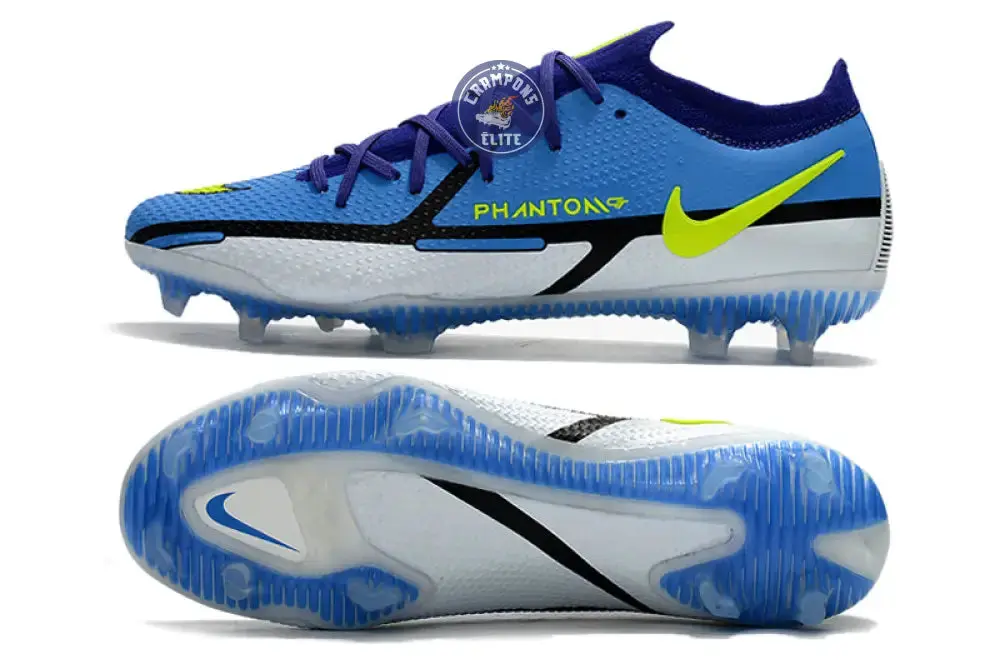 Phantom GT 2 Elite FG Recharge - Bleu/Jaune Fluo/Gris/Bleu - Image 3