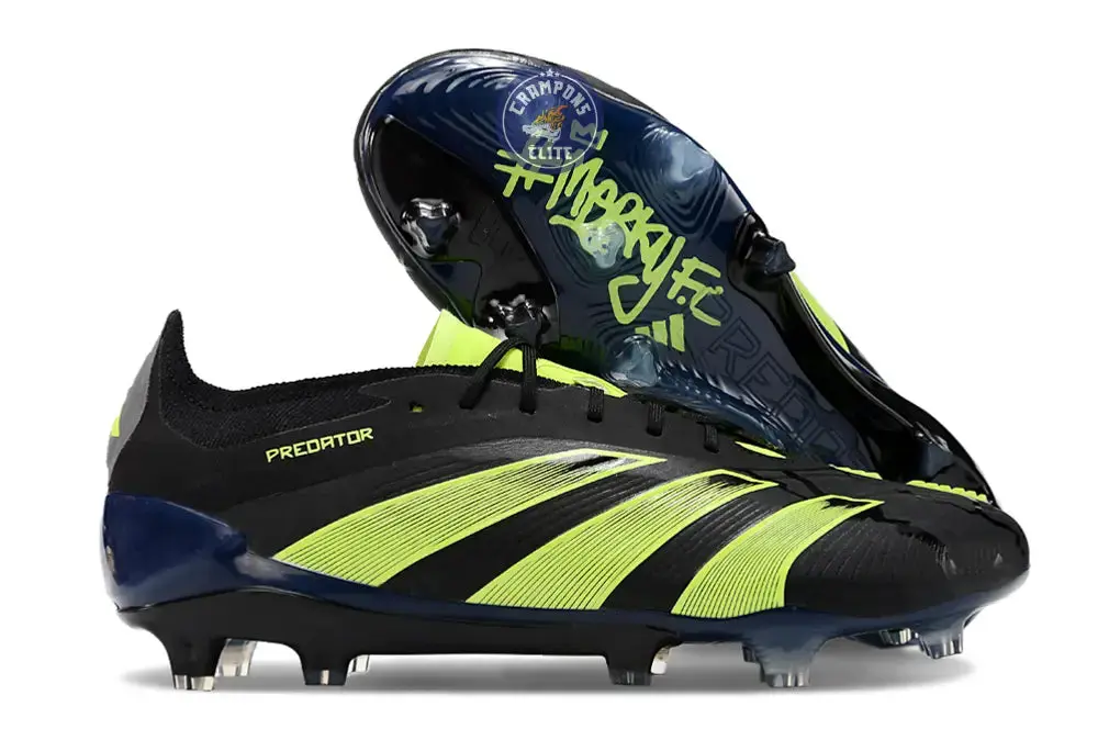 Predator 24.1 Elite FG Merky FC - Noir/Blanc/Lucid Lemon