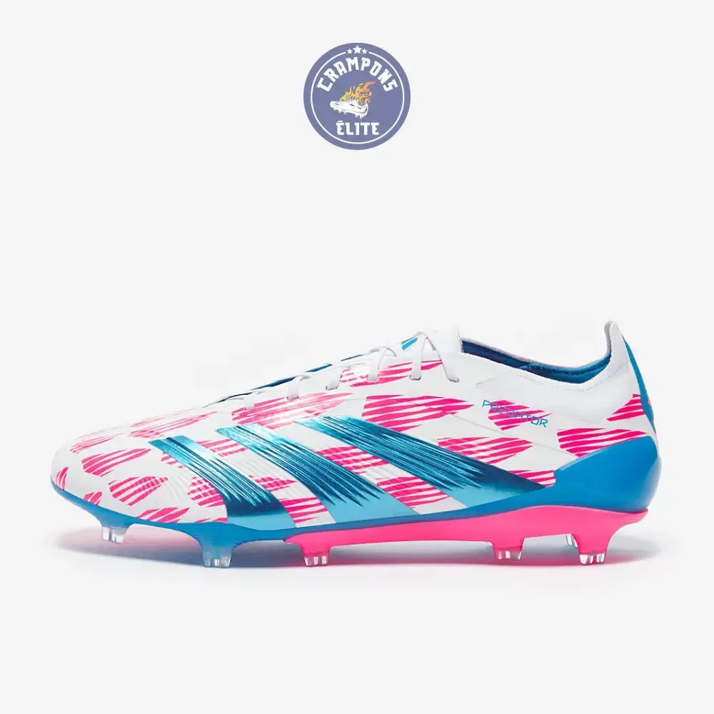 Predator 24.1 Elite FG Reemergence - Blanc/Bleu/Rose - Image 3