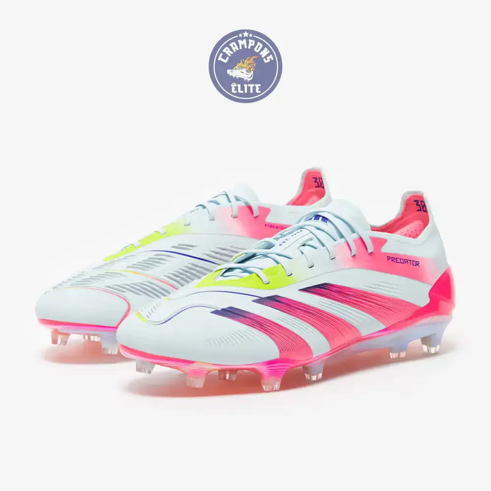Predator 24.1 Elite FG Stellar Icon - Almost Blue/Lucid Pink/Jaune - Image 2