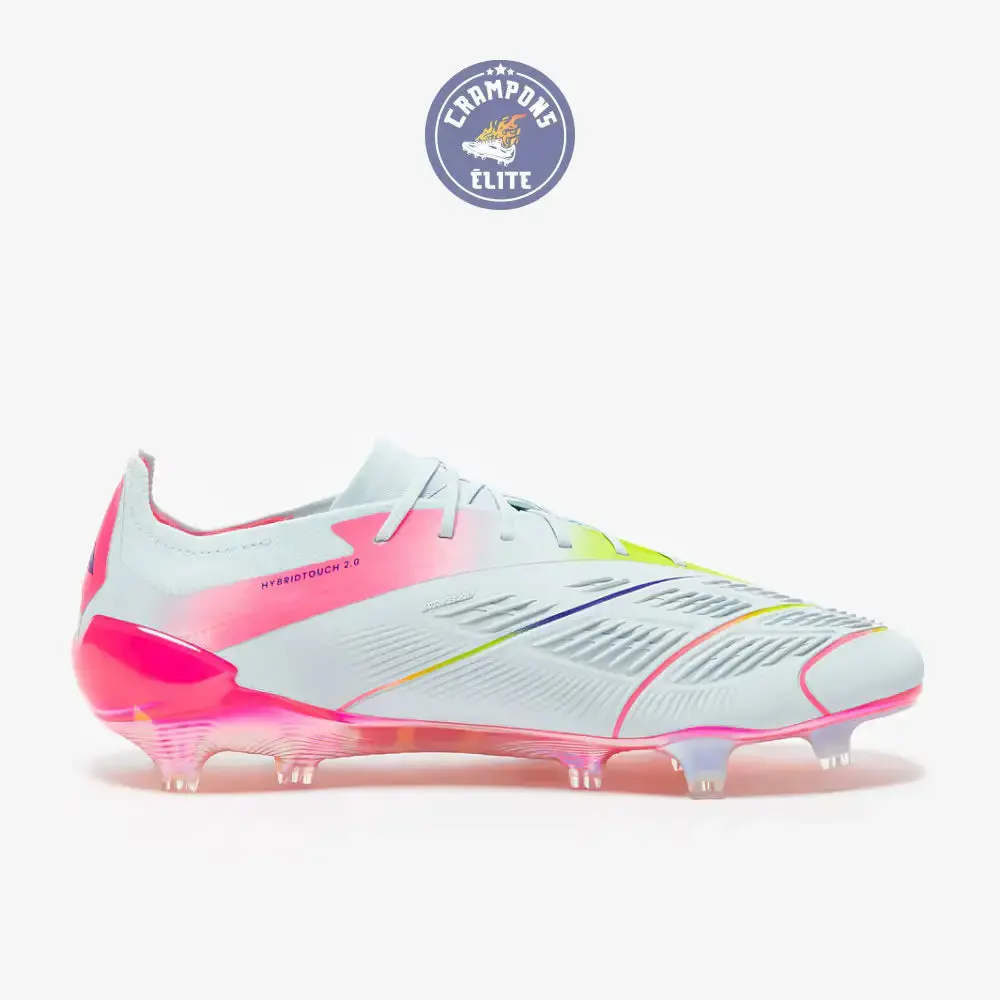 Predator 24.1 Elite FG Stellar Icon - Almost Blue/Lucid Pink/Jaune - Image 4