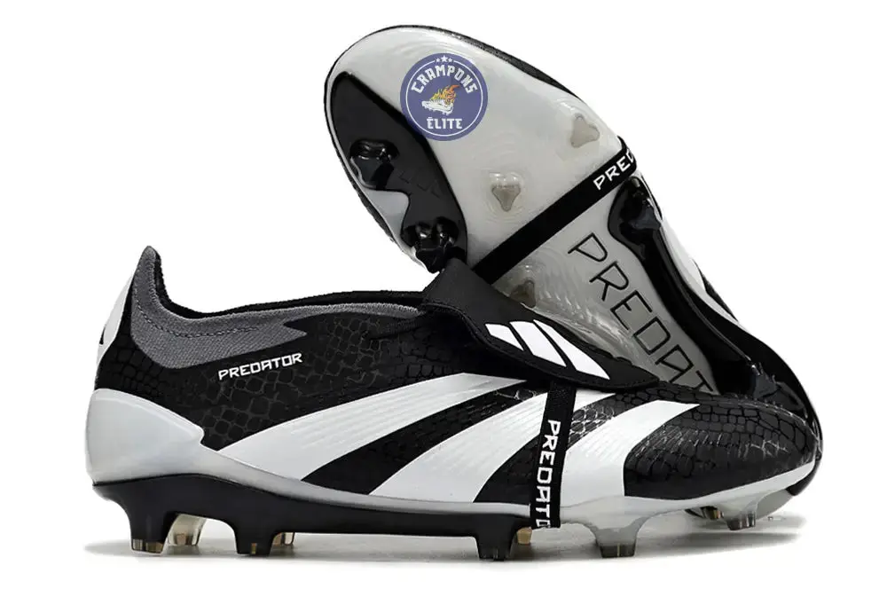 Predator 24 Elite Fold-over Tongue FG Noir/Blanc