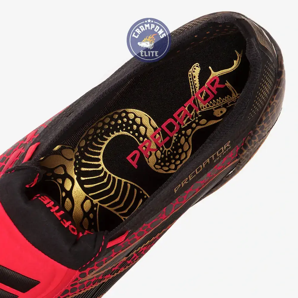 Predator 24 Elite Fold-over Tongue FG Year of the Snake - Lucid Red/Doré/Noir ÉDITION LIMITÉE - Image 3