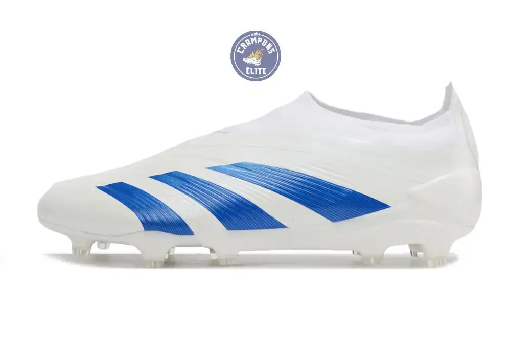 Predator 24 Elite Laceless FG Predstrike  - Blanc/Bleu - Image 6