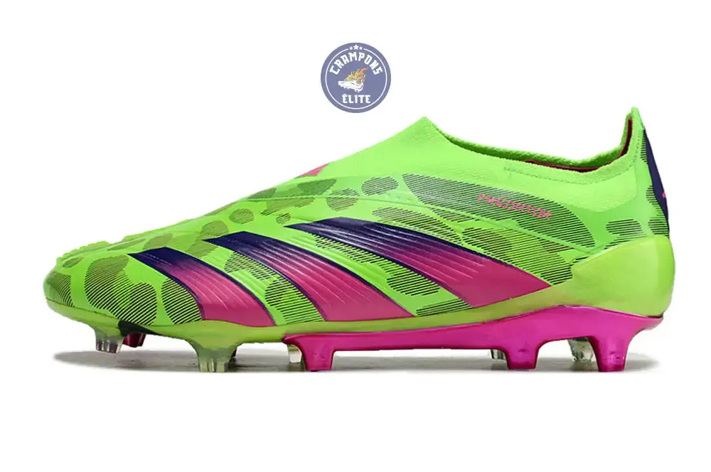 Predator 24 Elite Laceless FG Predstrike - Generation Pred - Vert/Rose/Lucid Lemon ÉDITION LIMITÉE - Image 5