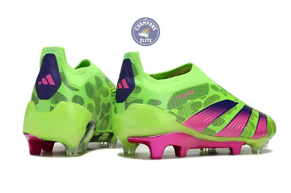 Predator 24 Elite Laceless FG Predstrike - Generation Pred - Vert/Rose/Lucid Lemon ÉDITION LIMITÉE - Image 7