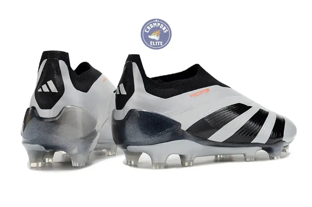 Predator 24 Elite Laceless FG Predstrike - Gris/Noir - Image 7