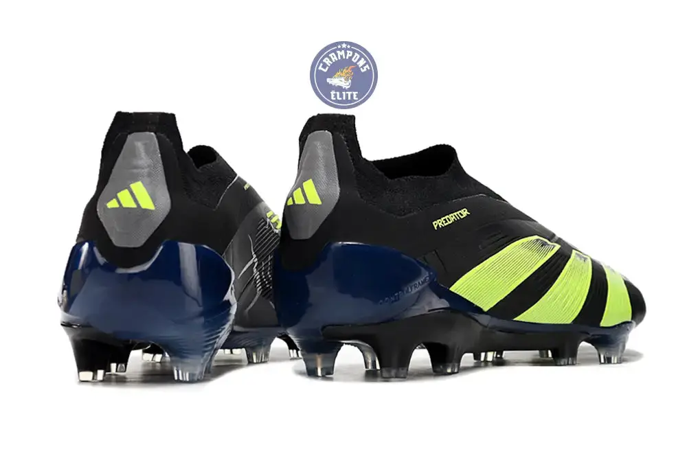 Predator 24 Elite Laceless FG Predstrike - Merky FC Noir/Vert Fluo - Image 7