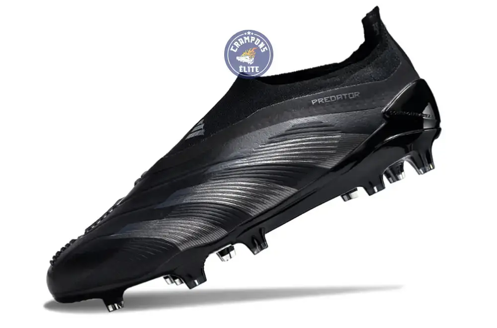 Predator 24 Elite Laceless FG Predstrike  - Noir/Argent - Image 4