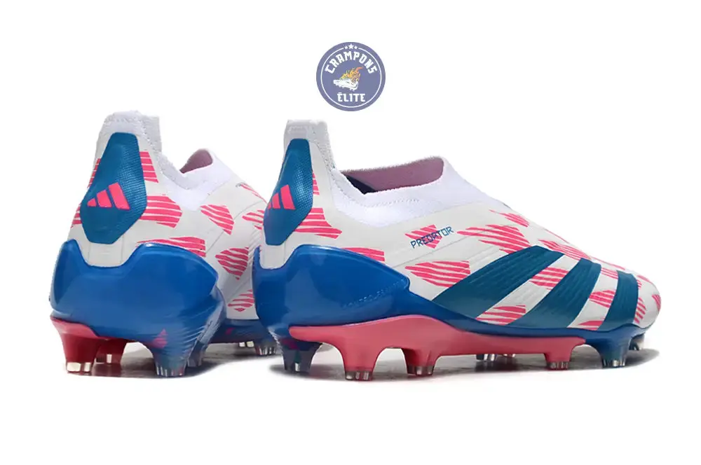 Predator 24 Elite Laceless FG Predstrike - Reemergence - Blanc/Bleu/Rose - Image 7