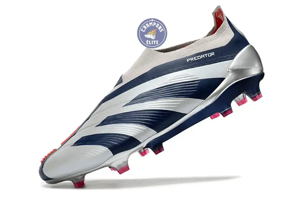 Predator 24 Elite Laceless FG Predstrike  - 'Roteiro Pack' - Gris/Bleu/Rouge - Image 5
