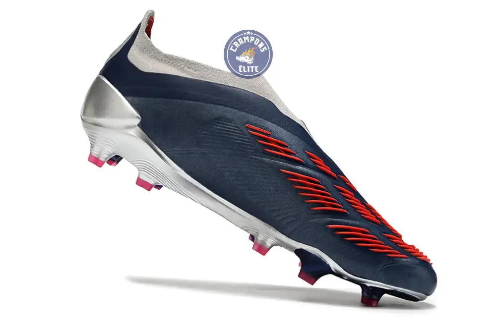 Predator 24 Elite Laceless FG Predstrike  - 'Roteiro Pack' - Gris/Bleu/Rouge - Image 6