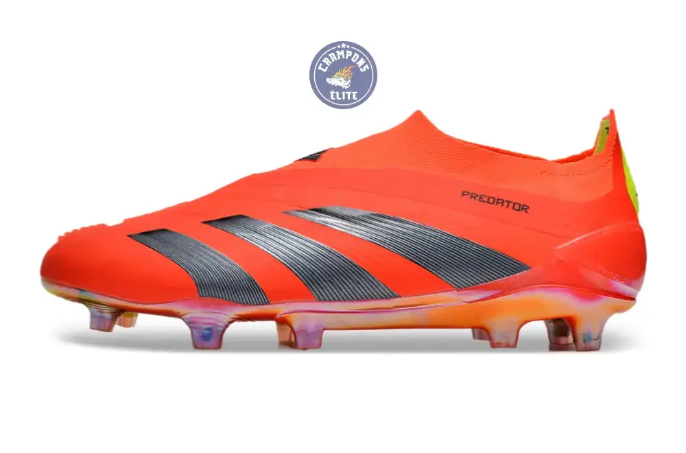 Predator 24 Elite Laceless FG Predstrike - Rouge/Noir/Jaune ÉDITION LIMITÉE - Image 4