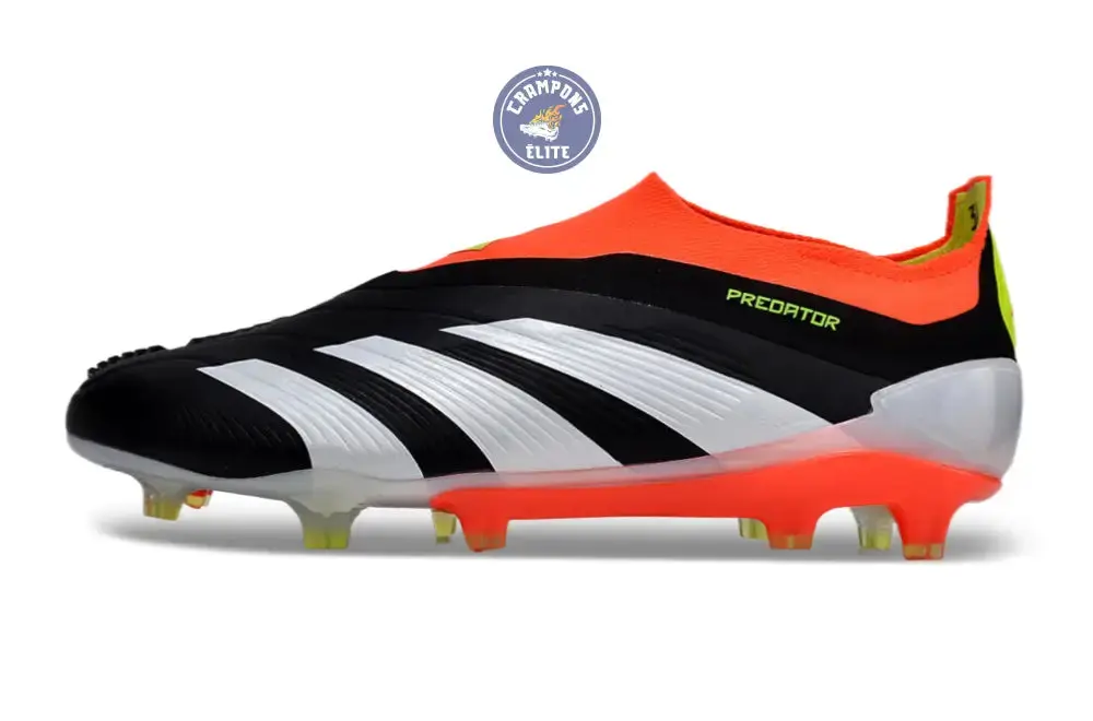 Predator 24 Elite Laceless FG Predstrike - Solar Energy - Noir/Blanc/Rouge - Image 5