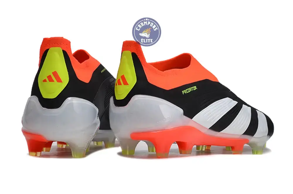 Predator 24 Elite Laceless FG Predstrike - Solar Energy - Noir/Blanc/Rouge - Image 7