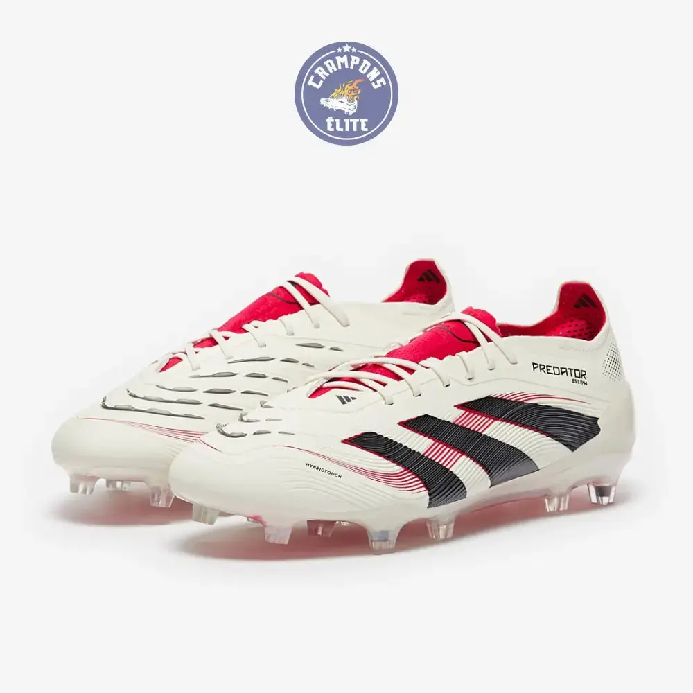 Predator 25.1 Elite FG Champagne - Blanc/Noir/Pure Ruby - Image 2