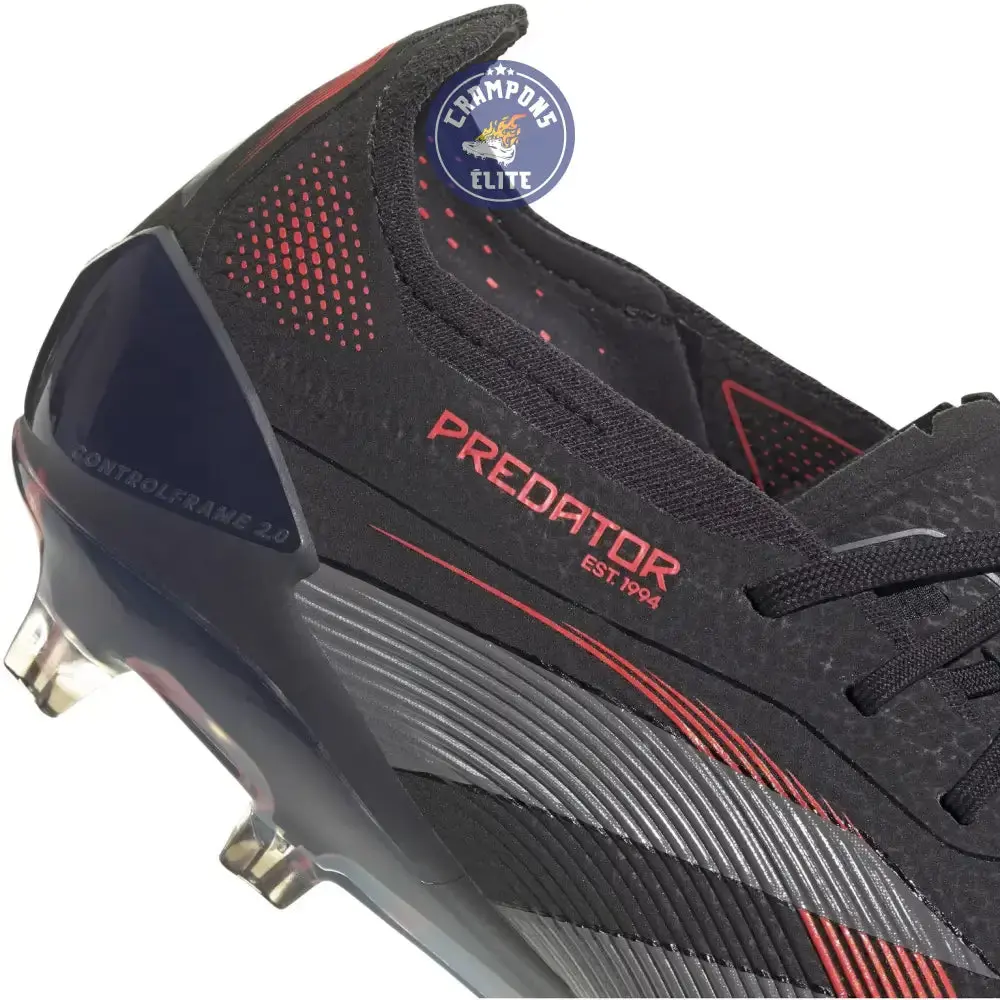 Predator 25.1 Elite FG Stealth Victory - Noir/Gris/Lucid Red - Image 8