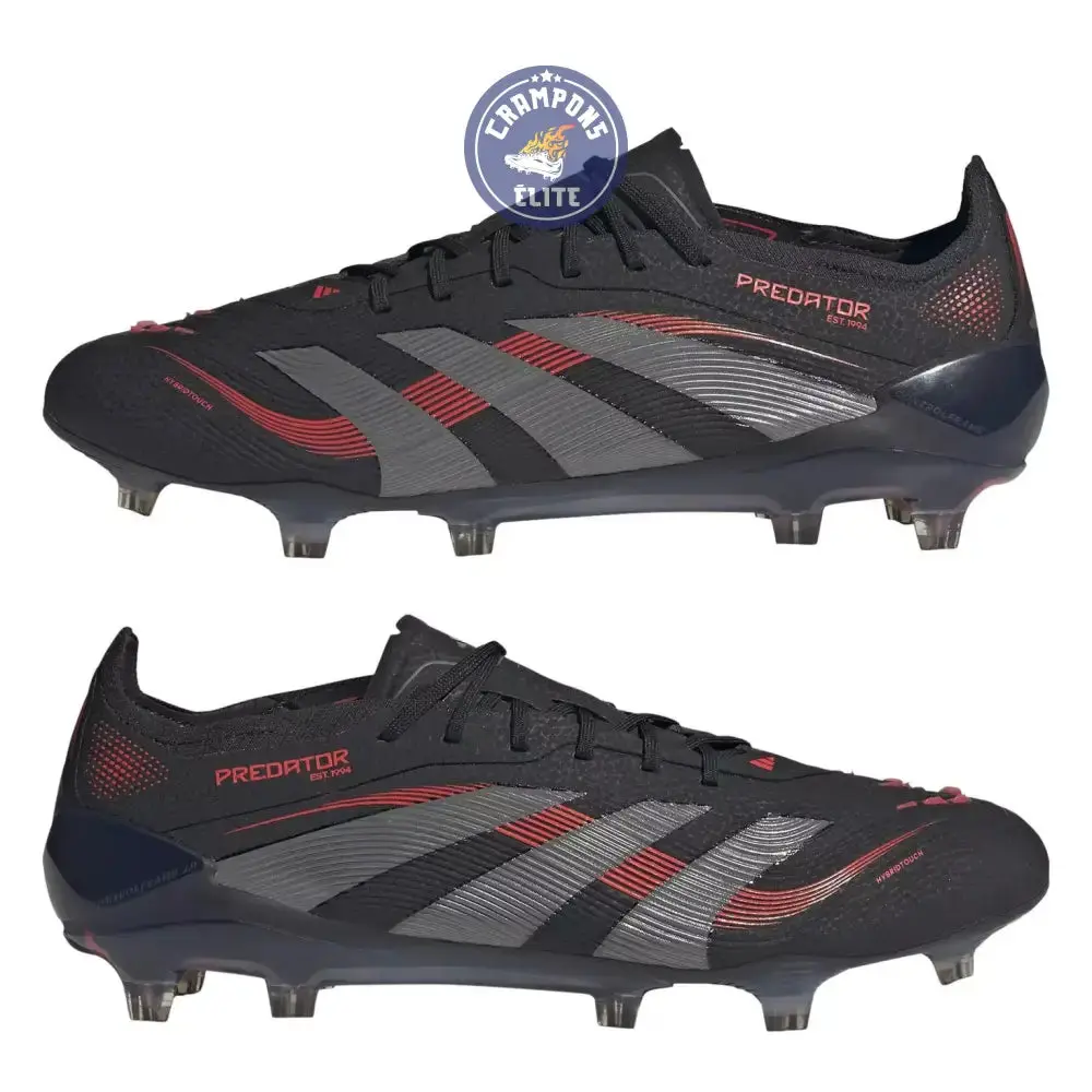 Predator 25.1 Elite FG Stealth Victory - Noir/Gris/Lucid Red - Image 9