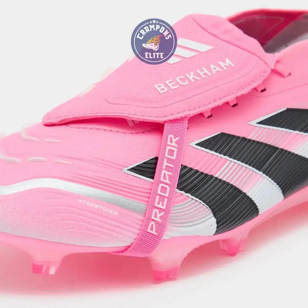 Adidas Predator 25 Elite Fold-over Tongue FG Beckham - Rose/Bleu/Noir/Argent - Image 3