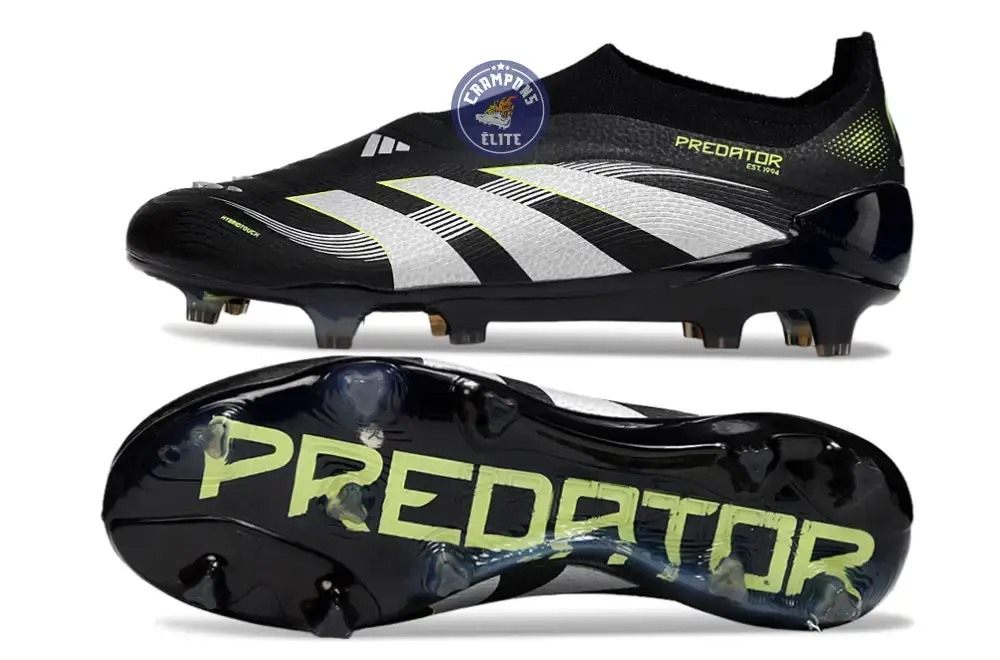 Predator 25 Elite Laceless FG - Electric Stealth - Noir/Gris/Vert - Image 3