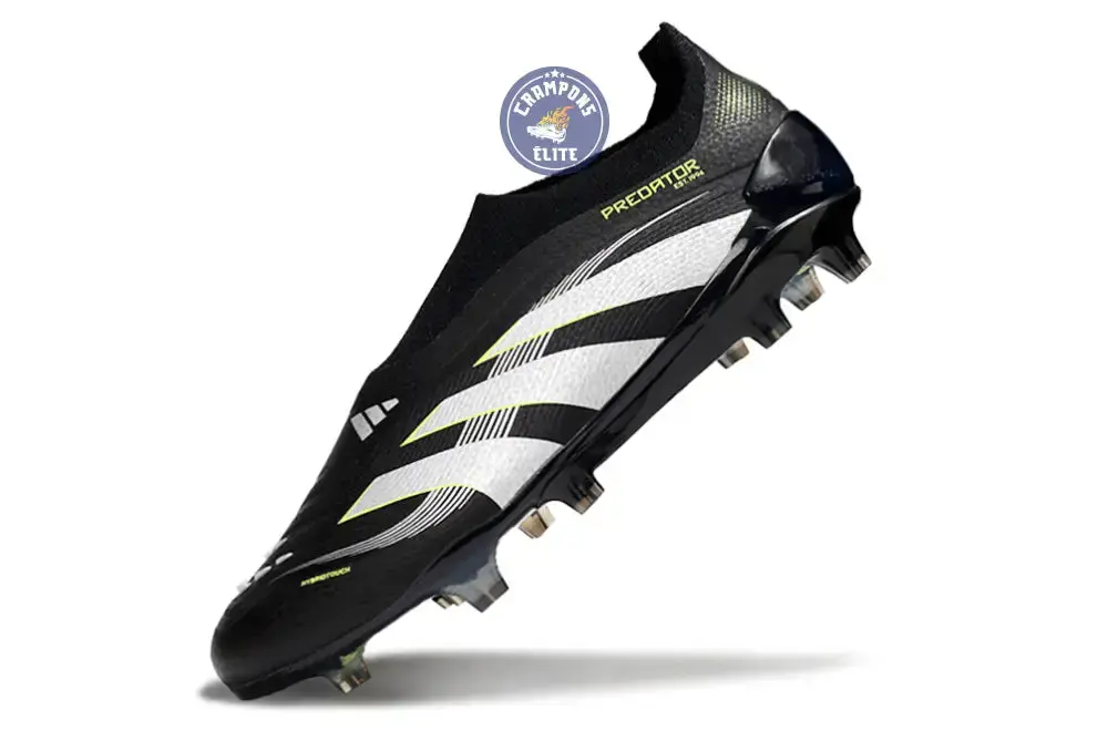 Predator 25 Elite Laceless FG - Electric Stealth - Noir/Gris/Vert - Image 4
