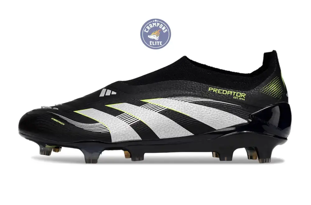 Predator 25 Elite Laceless FG - Electric Stealth - Noir/Gris/Vert - Image 6