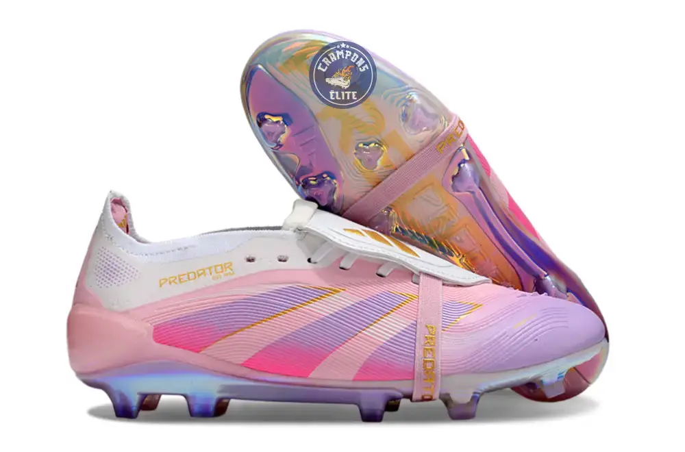 Predator 25 Elite Tongue FG - Rose/Blanc/OR