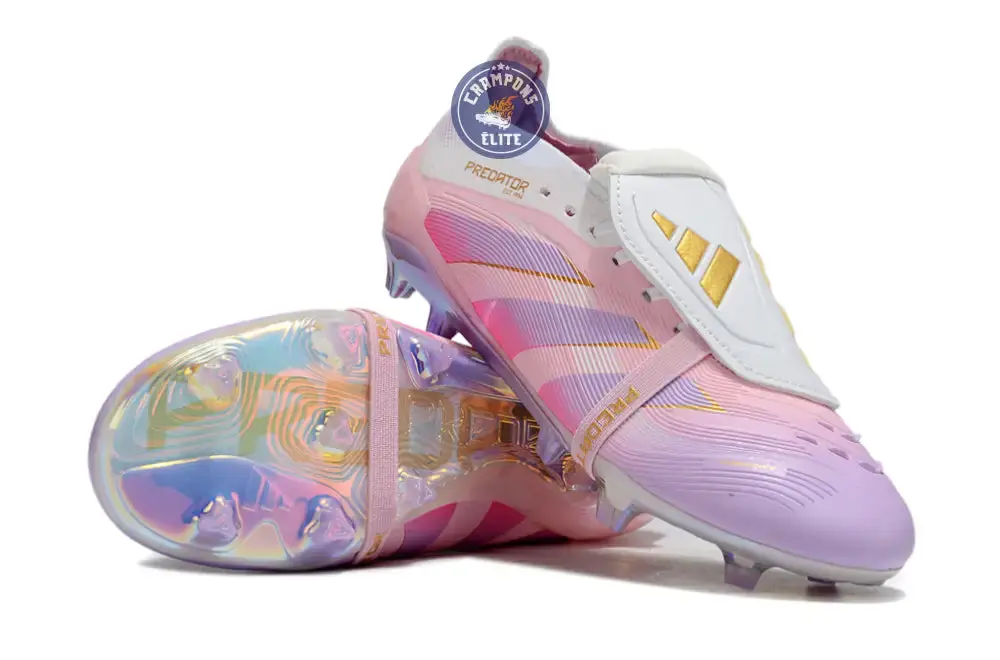 Predator 25 Elite Tongue FG - Rose/Blanc/OR - Image 2