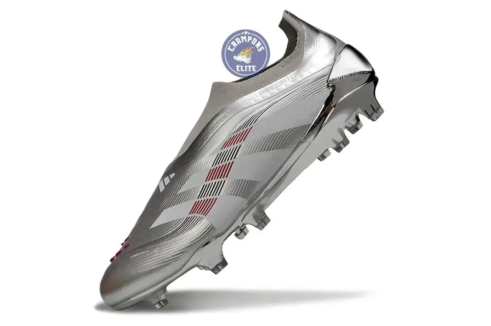 Predator 25 Laceless FG Bellingham - Argent/Bordeaux - Image 4