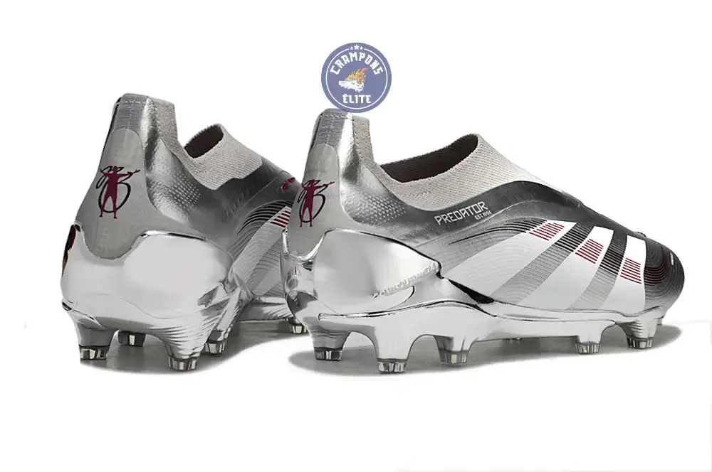 Predator 25 Laceless FG Bellingham - Argent/Bordeaux - Image 6