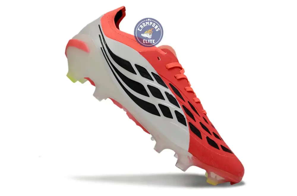 PREDATOR 26 ELITE LACETS FG BORN FOR GOALS - LUCID RED/NOIR/BLANC - Image 4