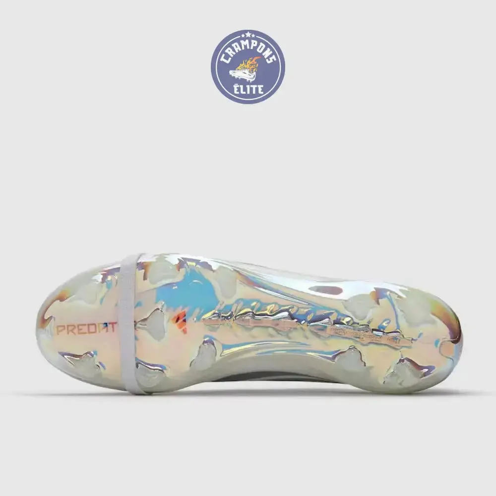 Adidas Predator 26 Elite Fold-over Tongue FG Jude Bellingham - Blanc/Bleu/Rouge - Image 4
