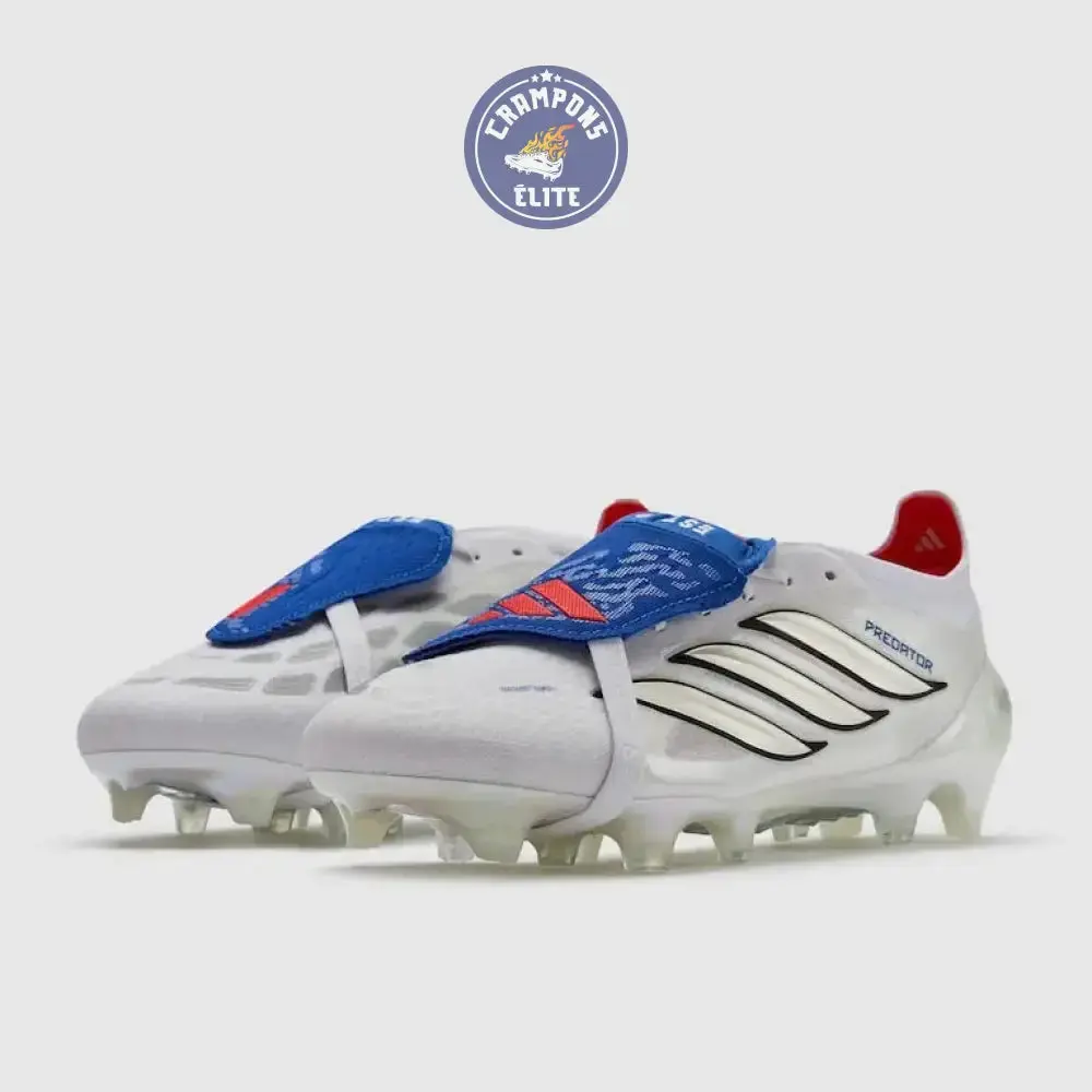 Adidas Predator 26 Elite Fold-over Tongue FG Jude Bellingham - Blanc/Bleu/Rouge - Image 6
