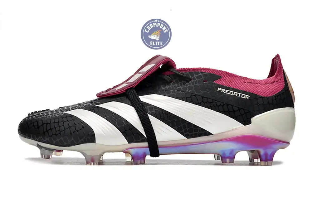 Predator 30 Elite Foldover Tongue FG '30th Anniversary' - Noir/Bordeaux/Blanc - Image 4